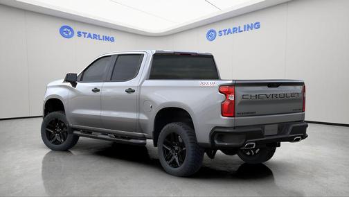 Sterling Gray Metallic 2026 Chevrolet Silverado 1500 Custom Trail Boss