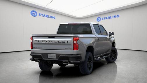 Sterling Gray Metallic 2026 Chevrolet Silverado 1500 Custom Trail Boss