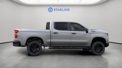 Sterling Gray Metallic 2026 Chevrolet Silverado 1500 Custom Trail Boss