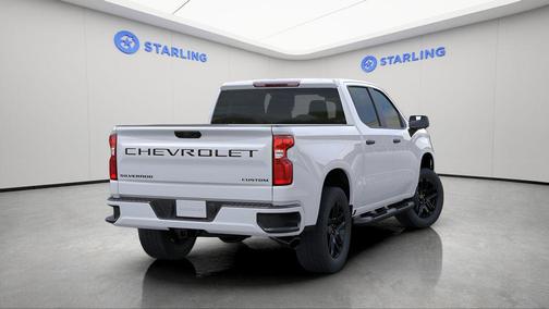 Summit White 2026 Chevrolet Silverado 1500 Custom