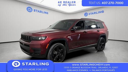 Velvet Red Pearlcoat 2022 Jeep Grand Cherokee L Altitude