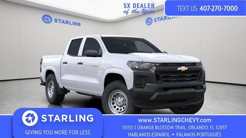 Summit White 2026 Chevrolet Colorado WT