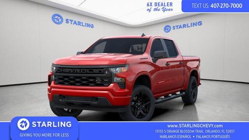 Red Hot 2026 Chevrolet Silverado 1500 Custom