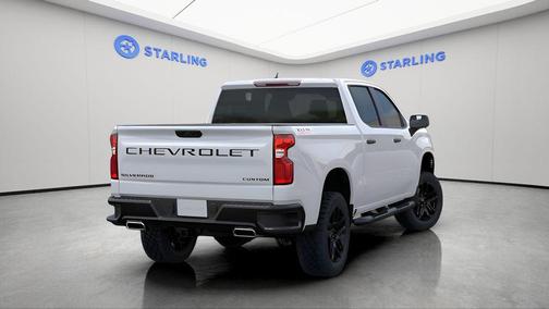 Summit White 2026 Chevrolet Silverado 1500 Custom Trail Boss