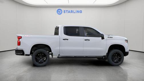 Summit White 2026 Chevrolet Silverado 1500 Custom Trail Boss