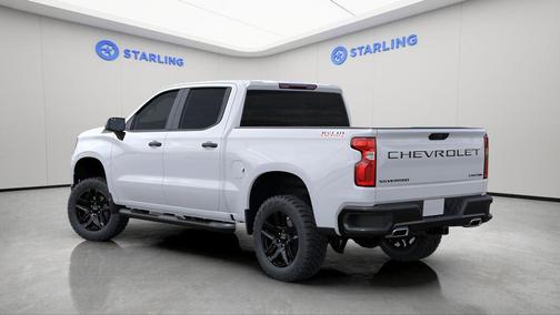 Summit White 2026 Chevrolet Silverado 1500 Custom Trail Boss