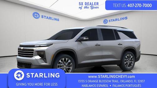 Sterling Gray Metallic 2026 Chevrolet Traverse LT