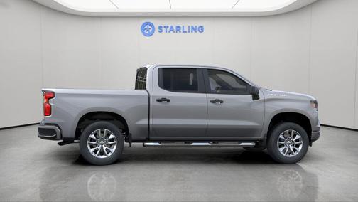 Sterling Gray Metallic 2026 Chevrolet Silverado 1500 Custom