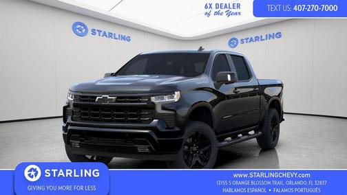 Black 2026 Chevrolet Silverado 1500 RST