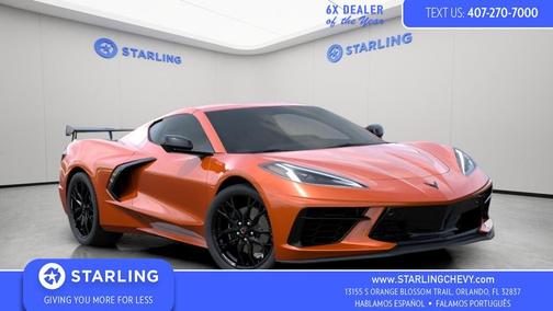 Sebring Orange Tintcoat 2026 Chevrolet Corvette Stingray w/2LT