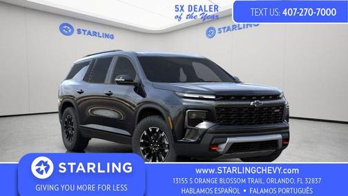 Mosaic Black Metallic 2026 Chevrolet Traverse AWD Z71