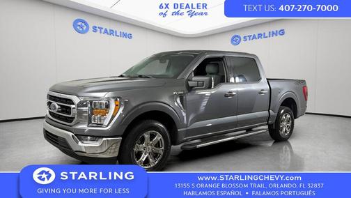 Gray Metallic 2021 Ford F-150 XLT