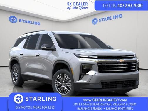 Sterling Gray Metallic 2026 Chevrolet Traverse LT