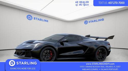 Black 2026 Chevrolet Corvette ZR1