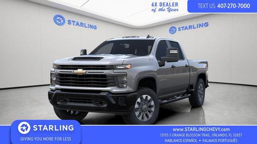 Sterling Gray Metallic 2026 Chevrolet Silverado 2500 Custom