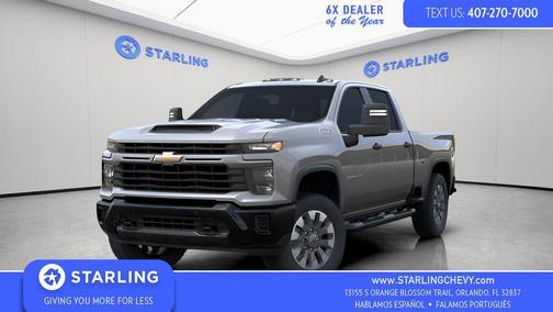 Sterling Gray Metallic 2026 Chevrolet Silverado 2500 Custom