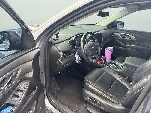 Steel Metallic 2018 Chevrolet Traverse LT Leather