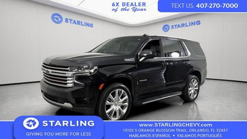 Black 2023 Chevrolet Tahoe 4WD High Country
