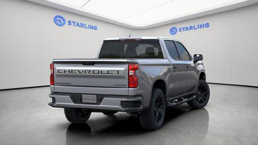 Sterling Gray Metallic 2026 Chevrolet Silverado 1500 Custom