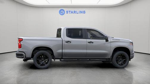 Sterling Gray Metallic 2026 Chevrolet Silverado 1500 Custom