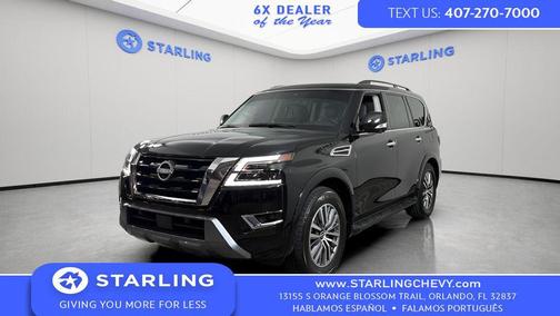 Super Black 2023 Nissan Armada SL 2WD