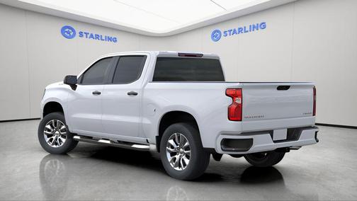 Summit White 2026 Chevrolet Silverado 1500 Custom