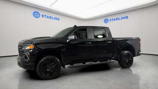 Black 2026 Chevrolet Silverado 1500 Custom Trail Boss