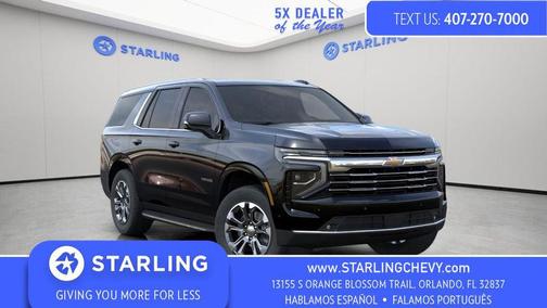 Black 2026 Chevrolet Tahoe LT