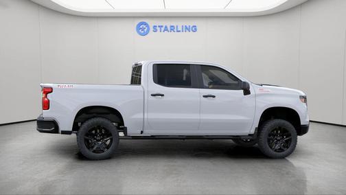 Summit White 2026 Chevrolet Silverado 1500 Custom Trail Boss