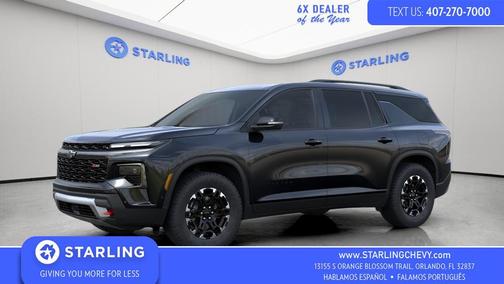 Mosaic Black Metallic 2027 Chevrolet Traverse AWD Z71