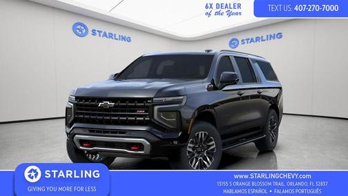 Black 2026 Chevrolet Suburban Z71