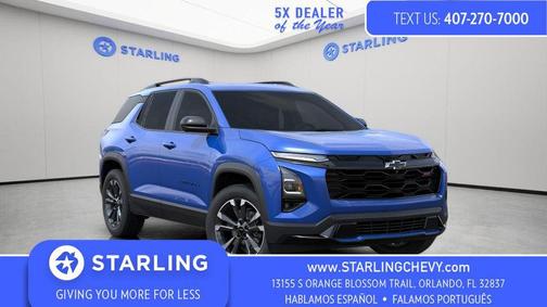 Reef Blue Metallic 2026 Chevrolet Equinox FWD RS