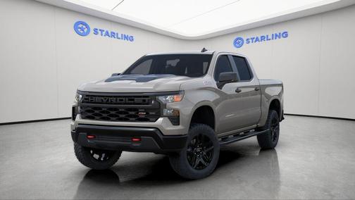 White Sands 2026 Chevrolet Silverado 1500 Custom Trail Boss