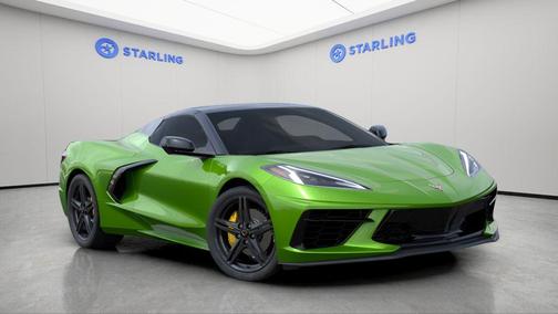 Roswell Green Metallic 2026 Chevrolet Corvette Stingray w/1LT