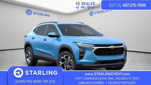 Marina Blue Metallic 2026 Chevrolet Trax LT