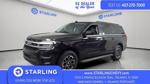 Black Metallic 2024 Ford Expedition Max XLT