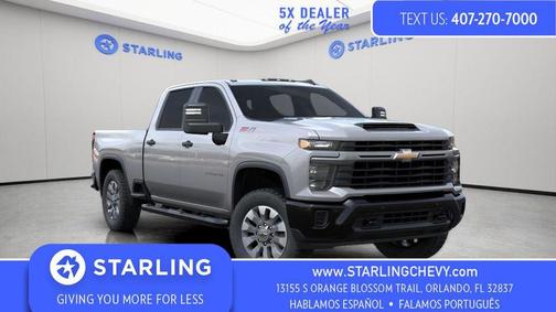 Sterling Gray Metallic 2026 Chevrolet Silverado 2500 Custom