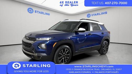 Blue Glow Metallic 2022 Chevrolet Trailblazer ACTIV