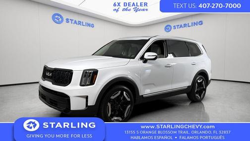 Glacial White Pearl 2024 Kia Telluride EX