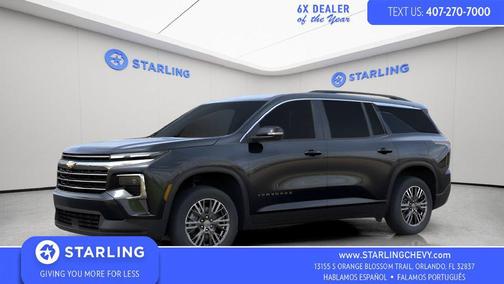 Mosaic Black Metallic 2027 Chevrolet Traverse LT