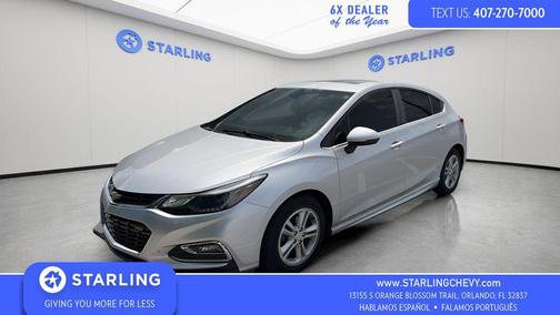 Silver Ice Metallic 2017 Chevrolet Cruze LT