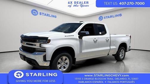Summit White 2020 Chevrolet Silverado 1500 LT