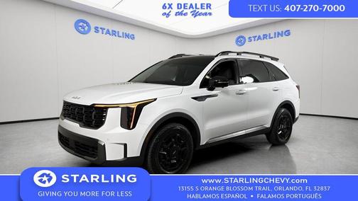 Glacial White Pearl 2024 Kia Sorento SX
