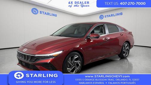 Ultimate Red 2024 Hyundai ELANTRA Limited