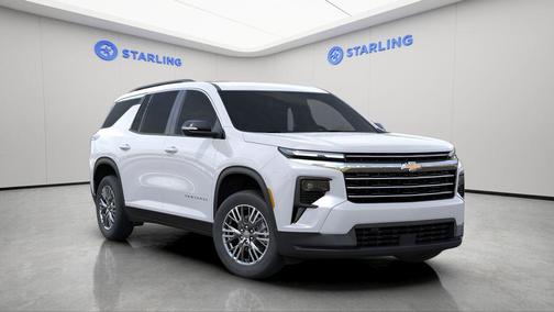 Polar White Tricoat 2026 Chevrolet Traverse LT