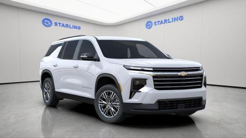 Polar White Tricoat 2026 Chevrolet Traverse LT