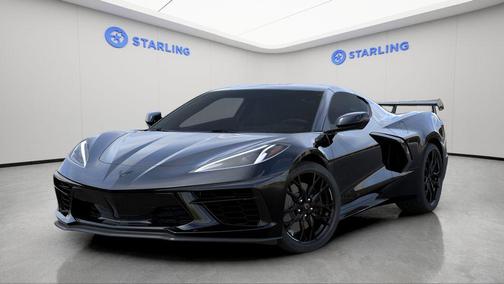 Black 2026 Chevrolet Corvette Stingray w/1LT