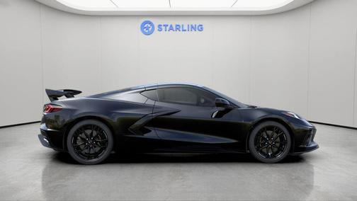 Black 2026 Chevrolet Corvette Stingray w/1LT