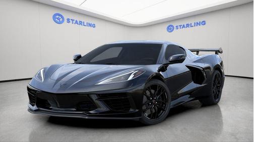 Black 2026 Chevrolet Corvette Stingray w/1LT