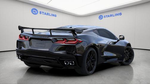 Black 2026 Chevrolet Corvette Stingray w/1LT